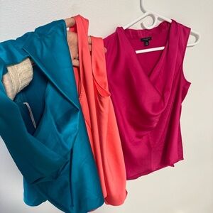 Office Pack: Colorful Sleeveless Blouses